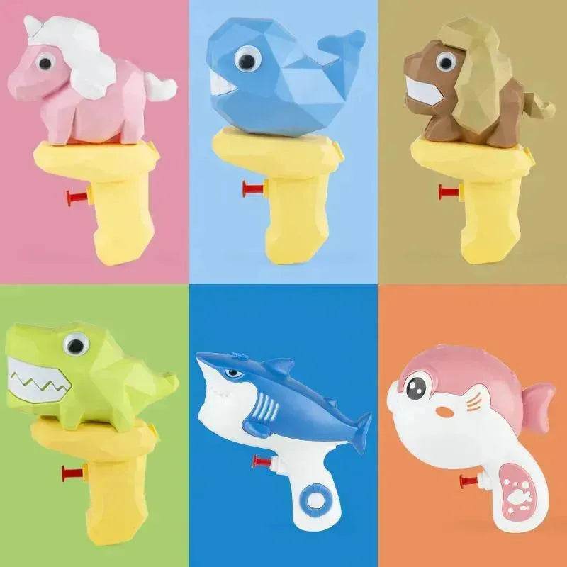 Baby Dinosaur Water Gun Toys For Kids Summer Beach Squirt Blaster Pistol Spray Bath Swim Game Toy For Children Shower Tool 