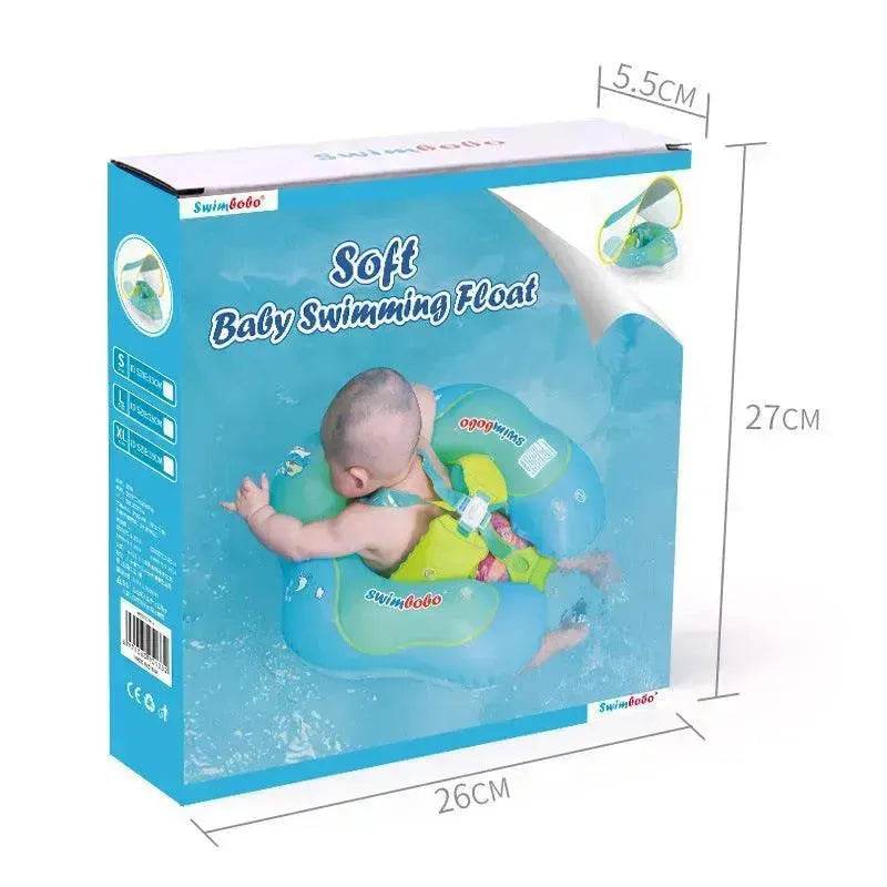Baby Swimming Float With Canopy Inflatable Infant Floating Ring Kids Swim Pool Accessories Circle Bathing Summer Toys 