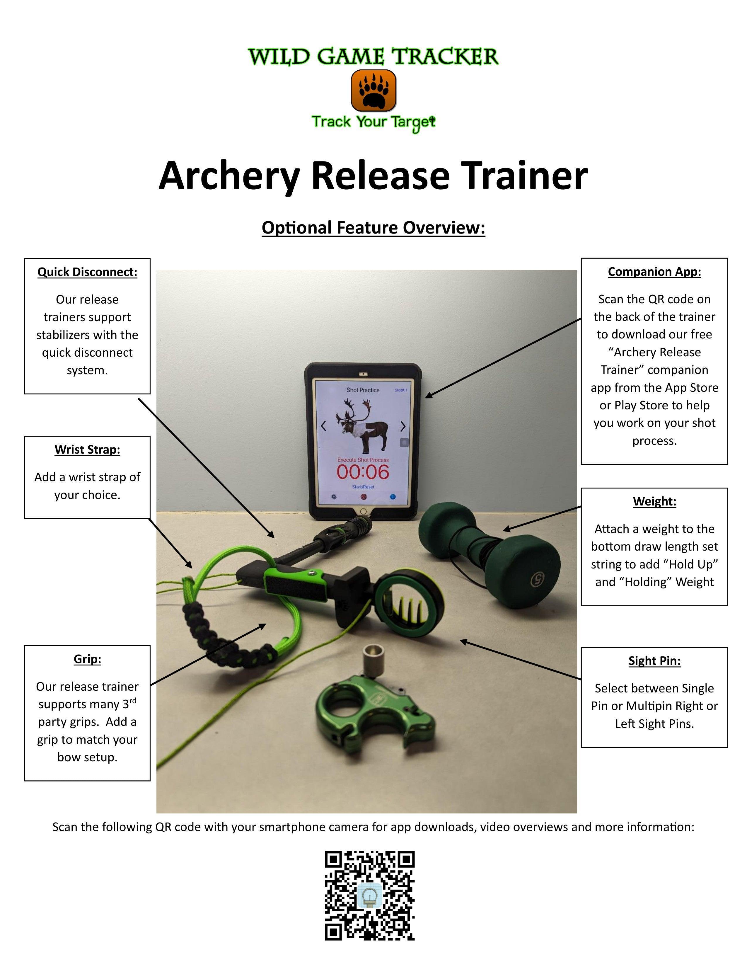 Badass Archery Release Trainer 2.0 By Wild Game Tracker 