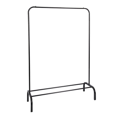 33lbs Loading Garment Racks Freestanding Clothing Racks Clothes Rack Stands Organizer with Bottom Shelf for Dormitory Home 