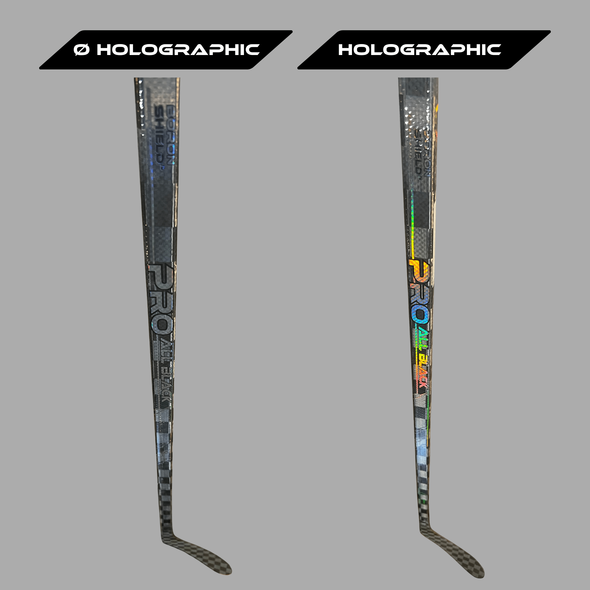 Pro All Black V2 Hockey Stick – Intermediate