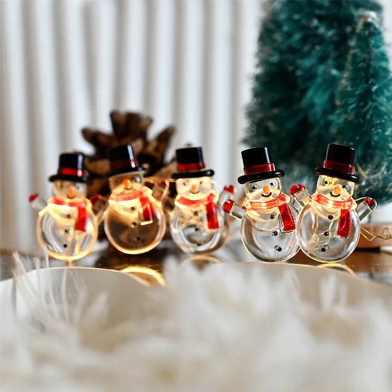 Christmas Christmas Snowman Modeling Decorative String Lights 
