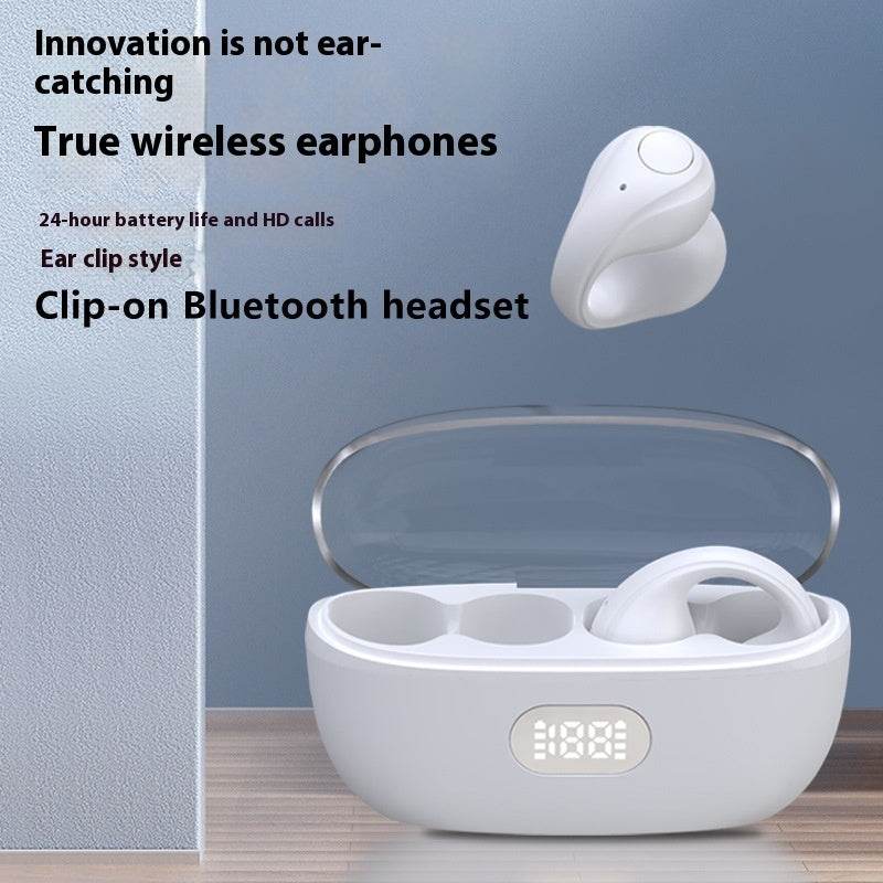 Large Power Clip-on Wireless Sports Earphones 