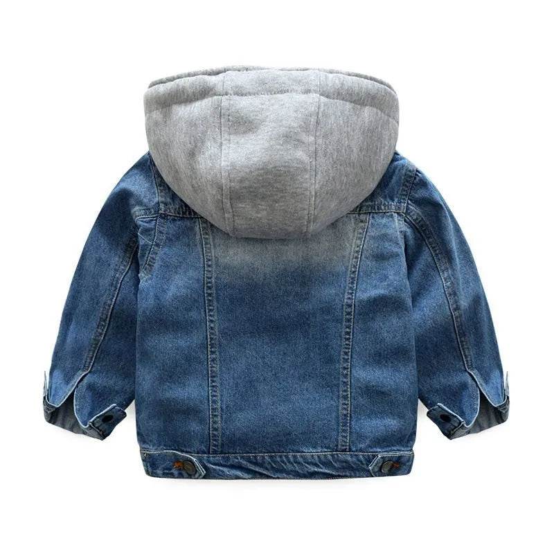 Boys And Children Washed Soft Denim Jacket 