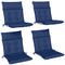 Patio Chair Cushions Set of 4, Waterproof Non-Slip Lounge Chair Cushions, 44