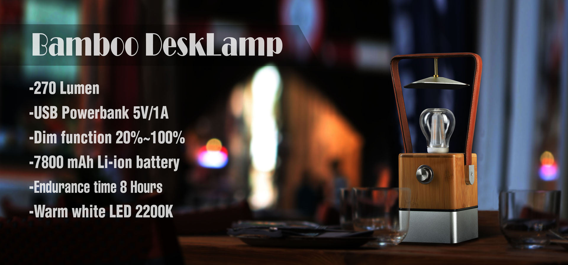 TRU De-LIGHT VIENNA LED, Dimmable Desk Lamp - Lamp / Power Bank / Decoration All-In-One 