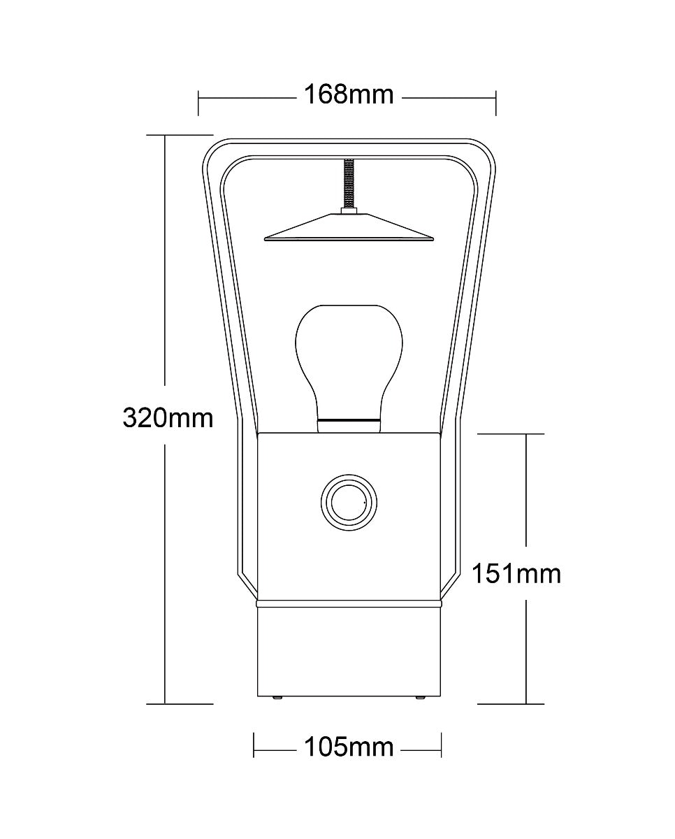 TRU De-LIGHT VIENNA LED, Dimmable Desk Lamp - Lamp / Power Bank / Decoration All-In-One 