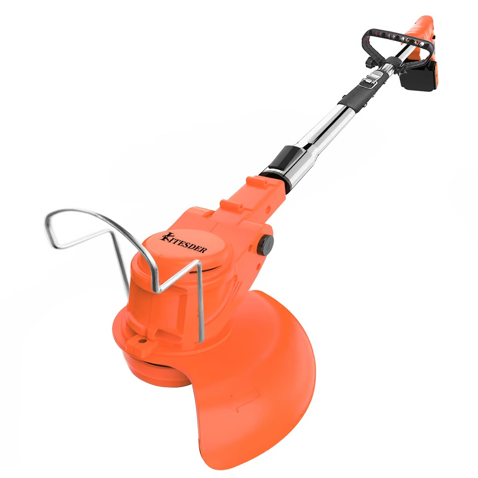 20V Electric Weed Wacker Cordless Grass Trimmer with Battery, Ortable Home Cordless Electric Lawn Mower with Wheels, 3in 1 Stringless Lightweight Brush Cutter/Edger with 4 Types Blade & Wheels for Garden And Yard Lawn, Effici 