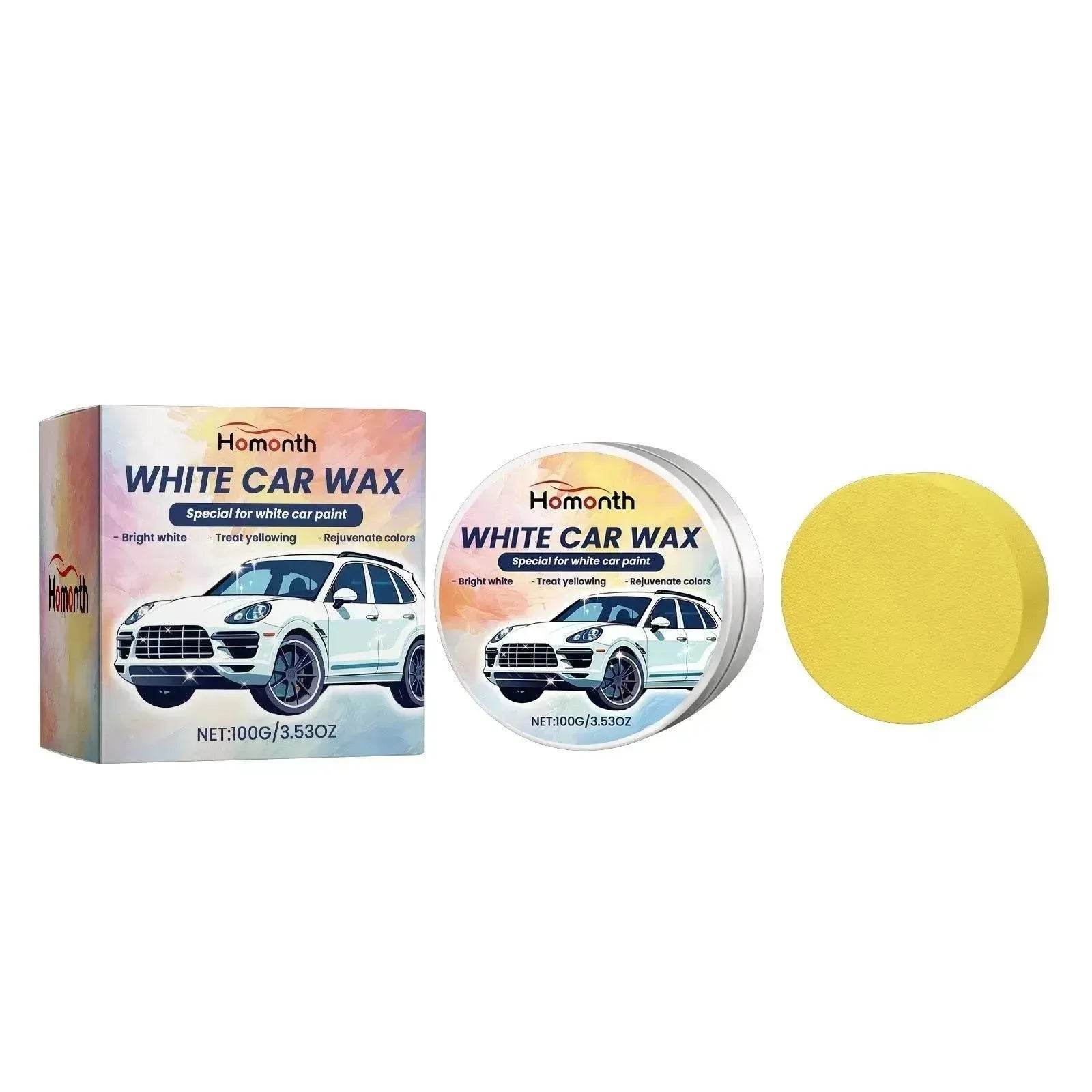 Best and Optimum Homonth White and Black Car Wax 