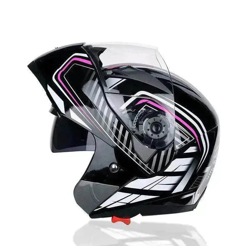 Best Motorcycle Helmet Half Helmet Anti-fog Sunscreen Double Lens Full Face Bike Helmet 
