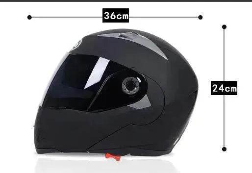 Best Motorcycle Helmet Half Helmet Anti-fog Sunscreen Double Lens Full Face Bike Helmet 