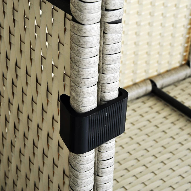 Set of 10 Fasteners Clip Outdoor Furniture Connectors Rattan Wicker Sofa Connectors