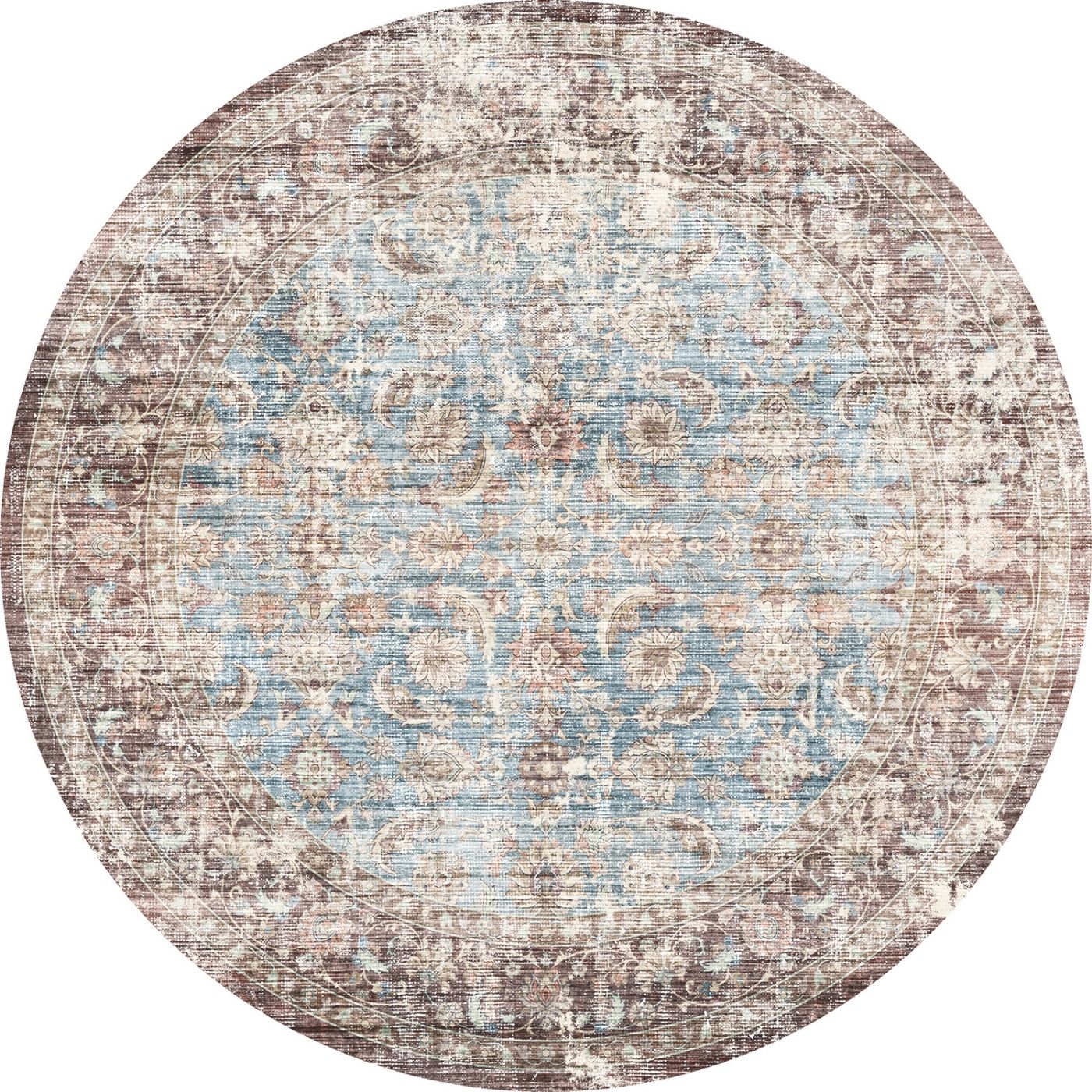 Zariah Brick Lagoon Rug 