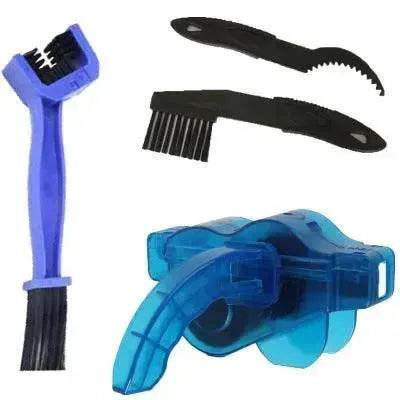 Bicycle Cleaning Tool Set Large Bristle Scrub Chain Cleaner Small Brush 