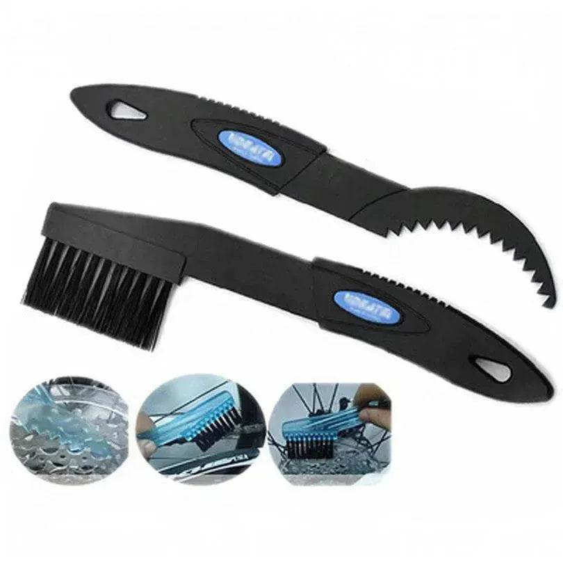 Bicycle Cleaning Tool Set Large Bristle Scrub Chain Cleaner Small Brush 
