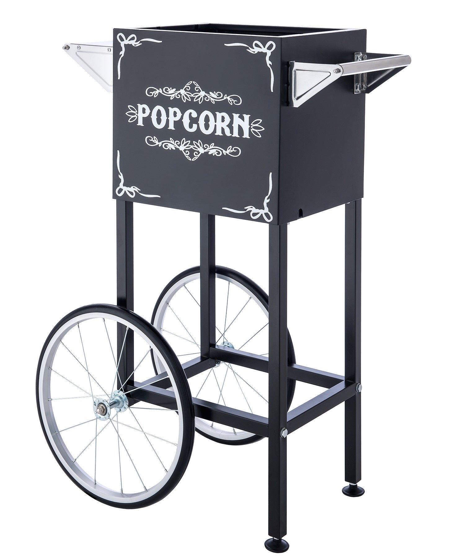 Popcorn Machine Cart Black 8oz 