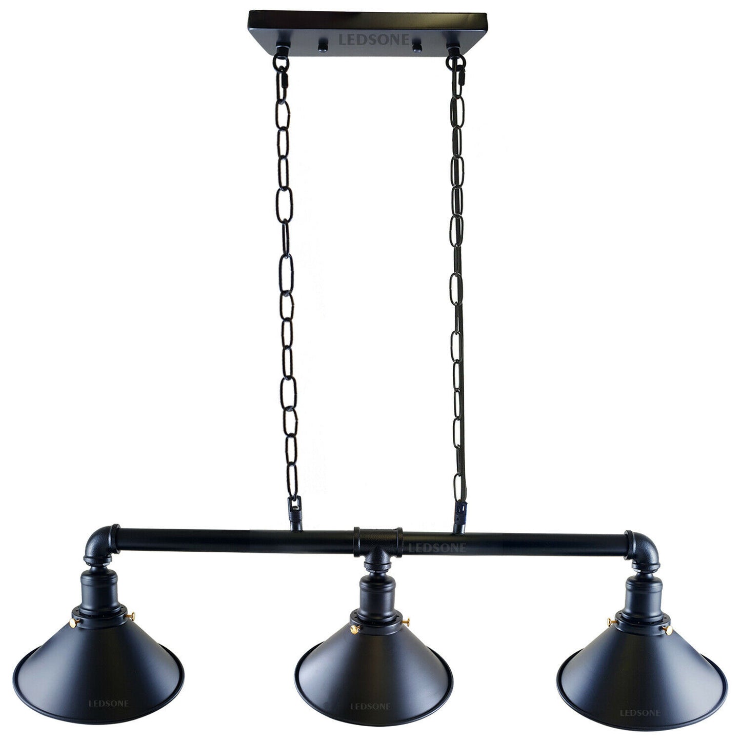 Industrial 3-way Ceiling Pipe Pendant Lights~1159