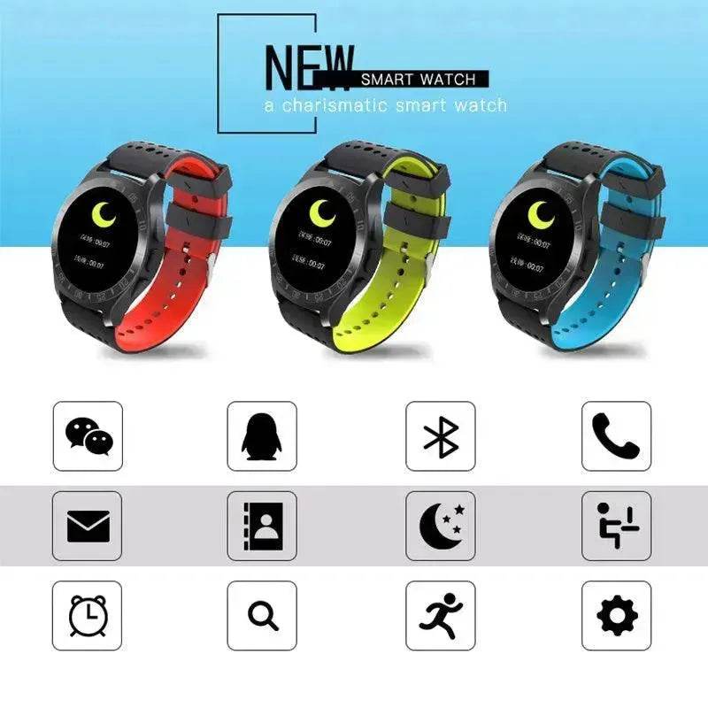 Bluetooth Heart Rate Heartbeat Step Watch 