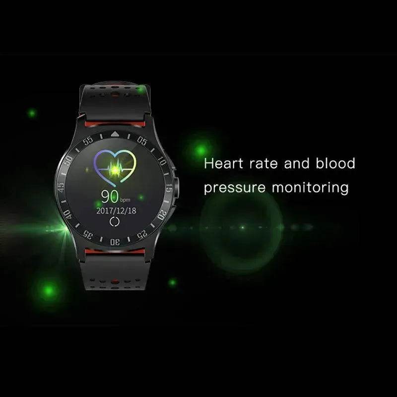 Bluetooth Heart Rate Heartbeat Step Watch 