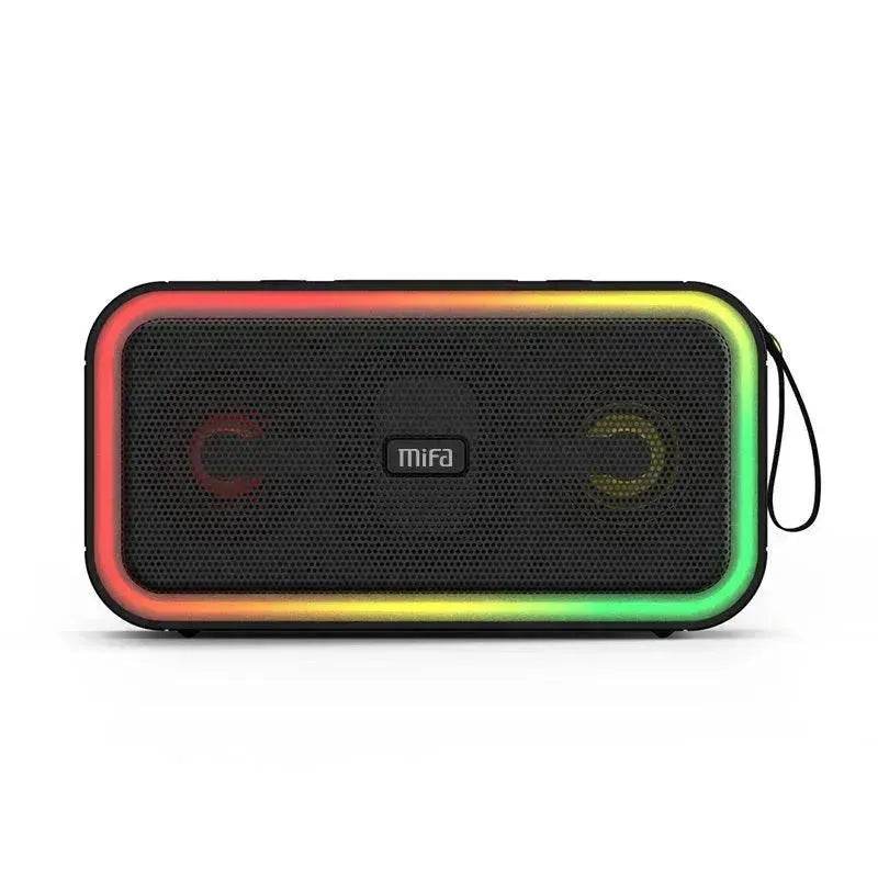 Bluetooth Speaker With Colored Lights, Dual Speakers, Household Ultra-large Volume 