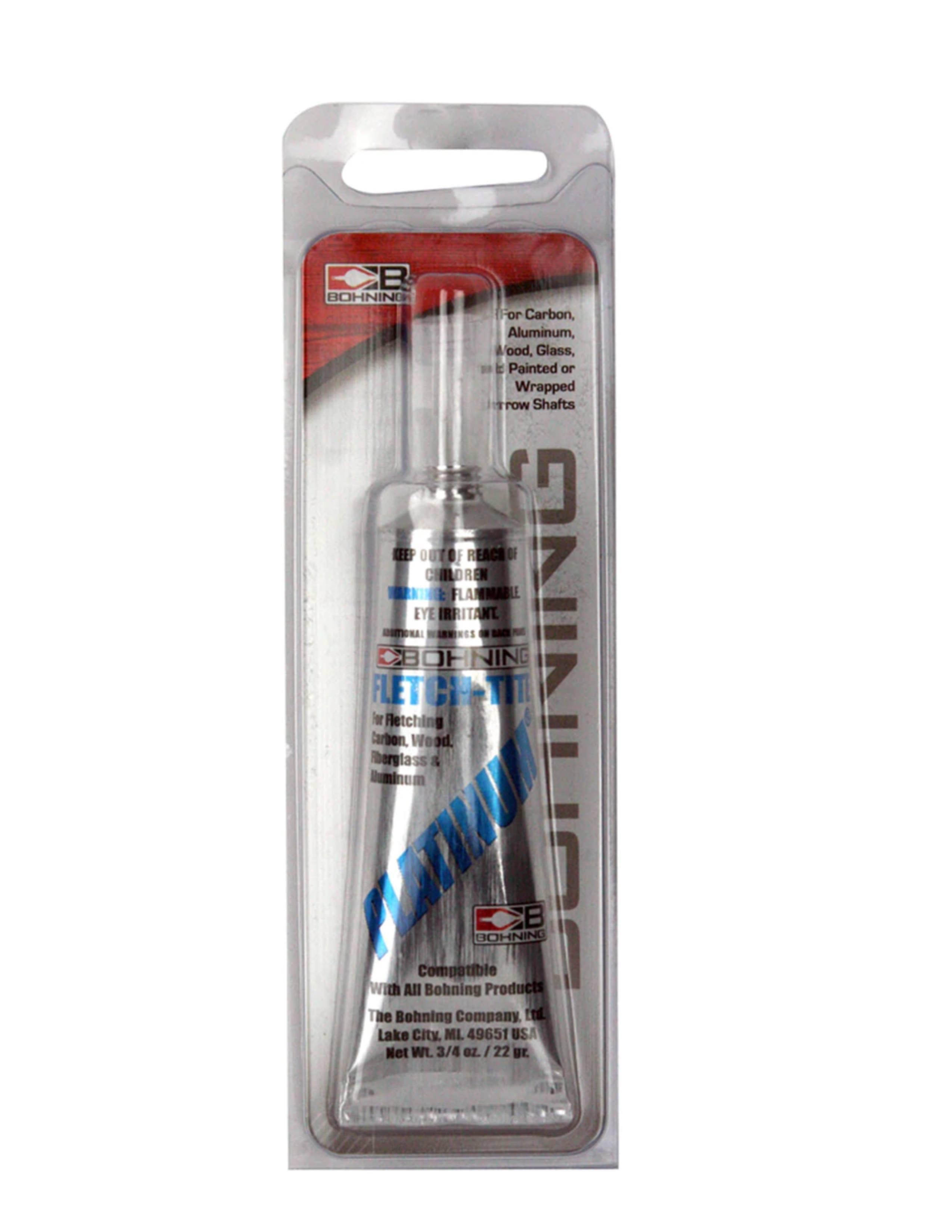 Bohning Archery Fletch-Tite Platinum Glue - 3/4 oz Tube 