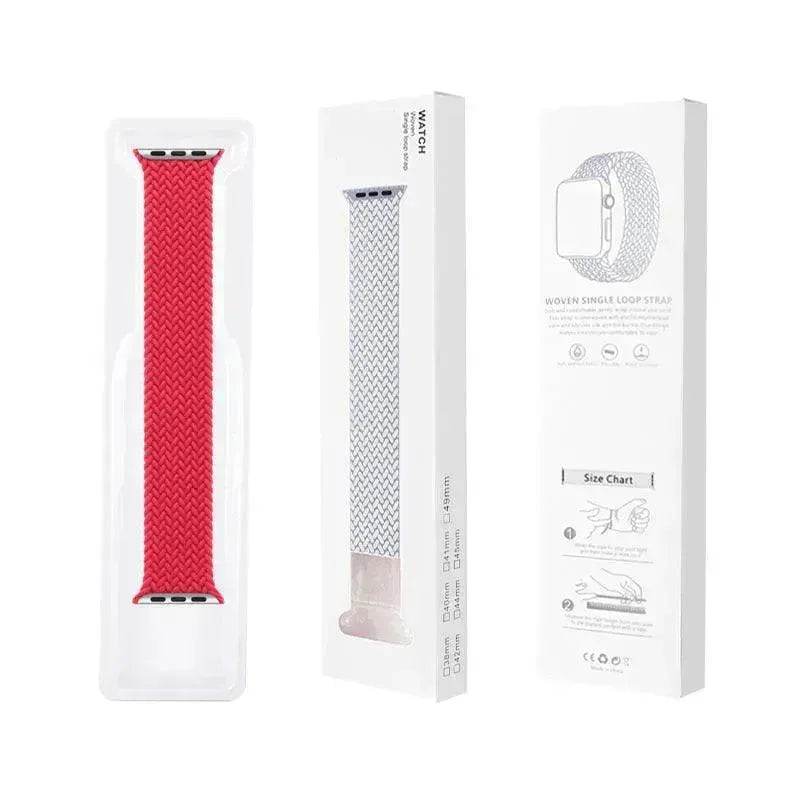 Braided Elastic Single-ring Smart Watchband Box iWatch Strap suitable Apple Smart Watch 