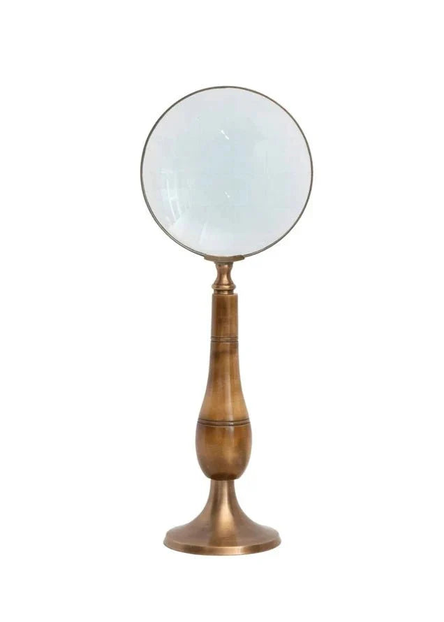 Brass & Bone Magnifying Glass 