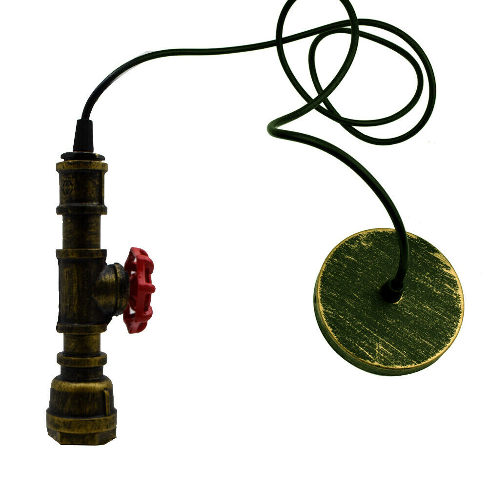 Industrial Steampunk Water Pipe Pendant Light~1162