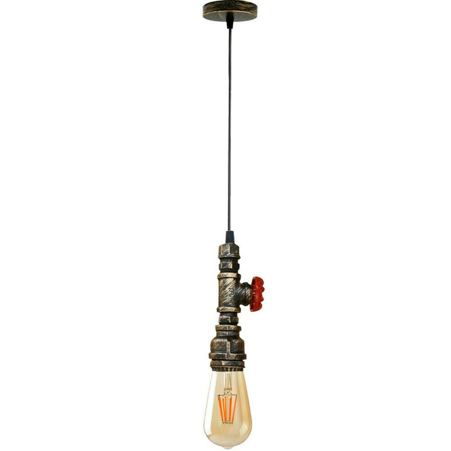 Industrial Steampunk Water Pipe Pendant Light~1162