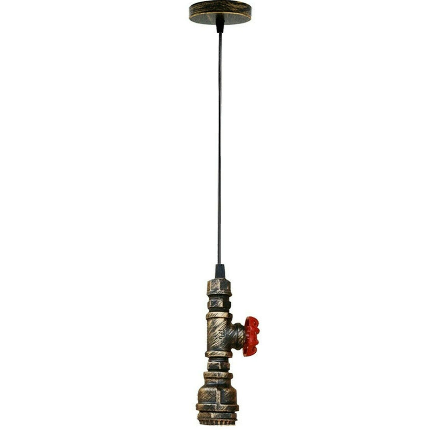 Industrial Steampunk Water Pipe Pendant Light~1162