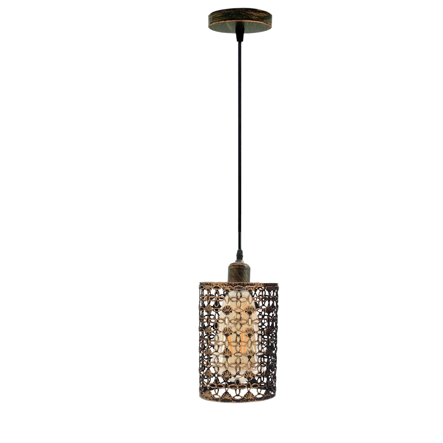 Modern cylinder cage ceiling pendant Lamp Shades~1150