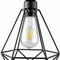 3-Lights Industrial Geometric Cage Hanging Pendant Light Fixture~1178