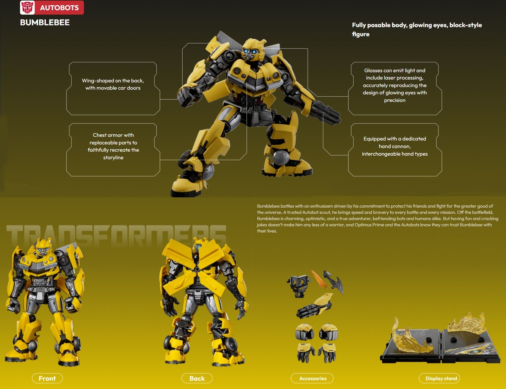 Blokees Transformers Classic Class - Bumblebee 02 Rise of the Beasts 