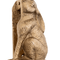 Bunny Rabbit Door Knocker – Handcrafted Solid Iron Door Accent with Rustic Patina, Vintage-Inspired Design