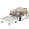 Stainless Steel Cat Litter Box with High Sided Enclosure, Step, Scoop, Non-Sticky & Anti-Urine Leakage, Easy Cleaning