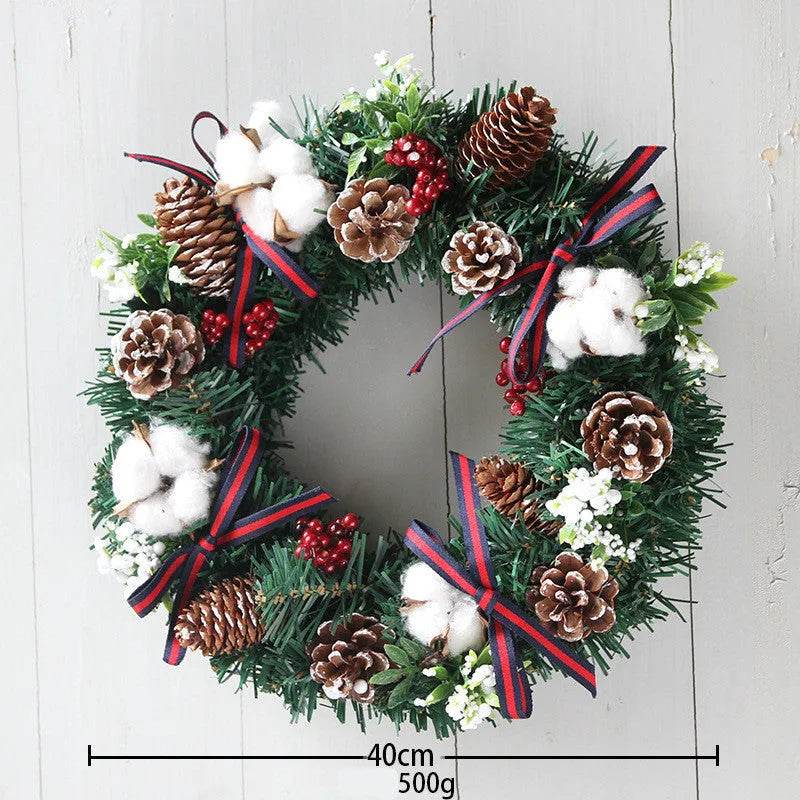 30cm 40cm Christmas Wreath Ornaments Christmas Wreath 