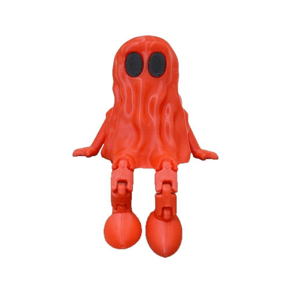 3D Printing Halloween Ghost Movable Joint Ornaments 