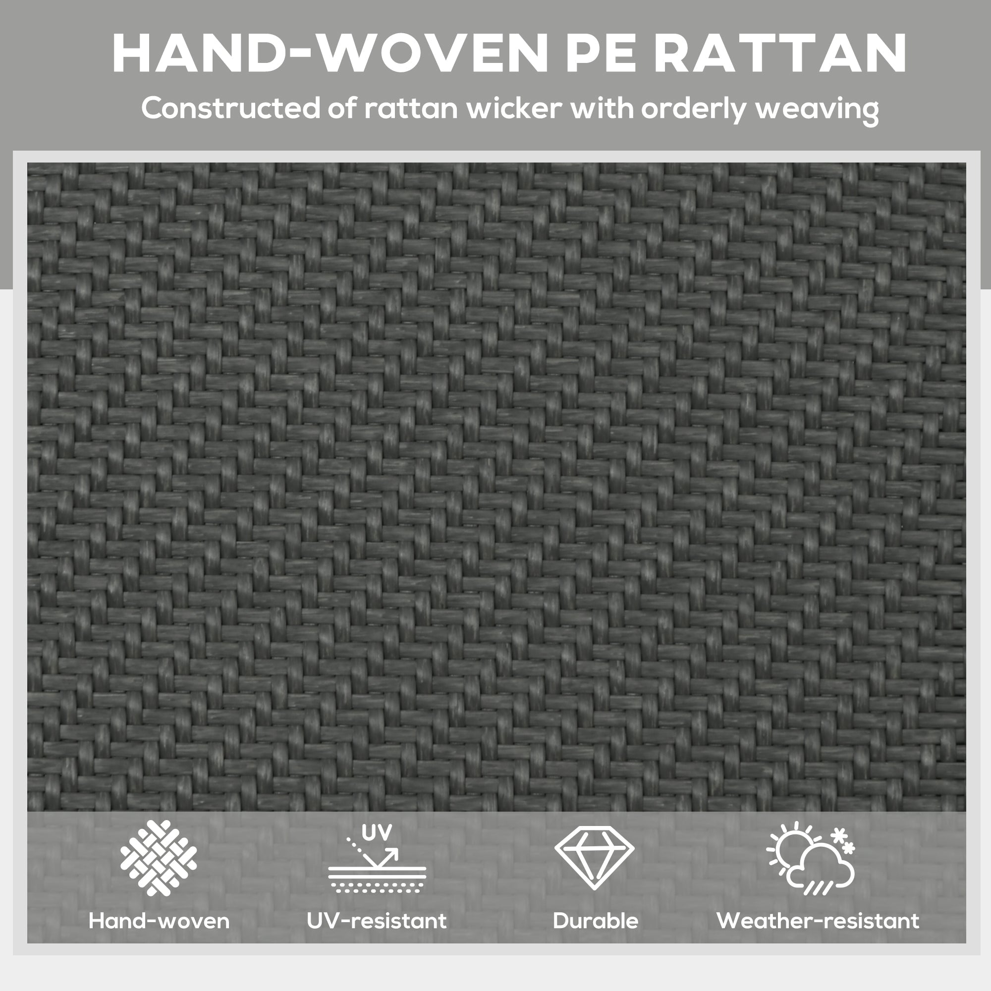 Outsunny Foldable Patio Recliner Chair with Cushion, 5-Level Adjustable Backrest, Compact Outdoor Lounger, Grey 