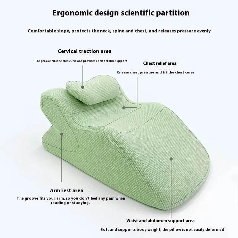 Sleeping Y-shaped Pillow Bed Watch Mobile Phone Memory Foam Pillow Neck Protector 