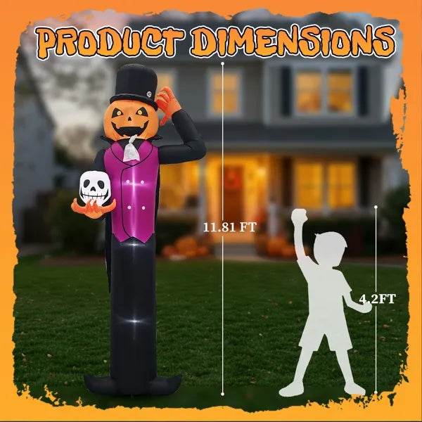 12FT Giant Halloween Inflatable Blow Up Decorations 