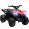 Qaba 6V Kids ATV, 4 Wheeler Electric Ride on Car with Music and LED Headlights, for Ages 37-72 Months Boys and Girls, Red
