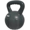 Soozier Kettlebell, 18 lbs Kettle Bell with Non-Slip Handle for Home Gym, Weight Lifting and Strength Training, Grey