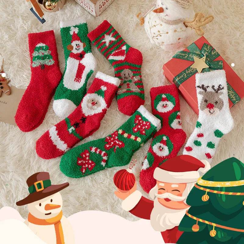 Christmas Stockings Children's Coral Fleece 