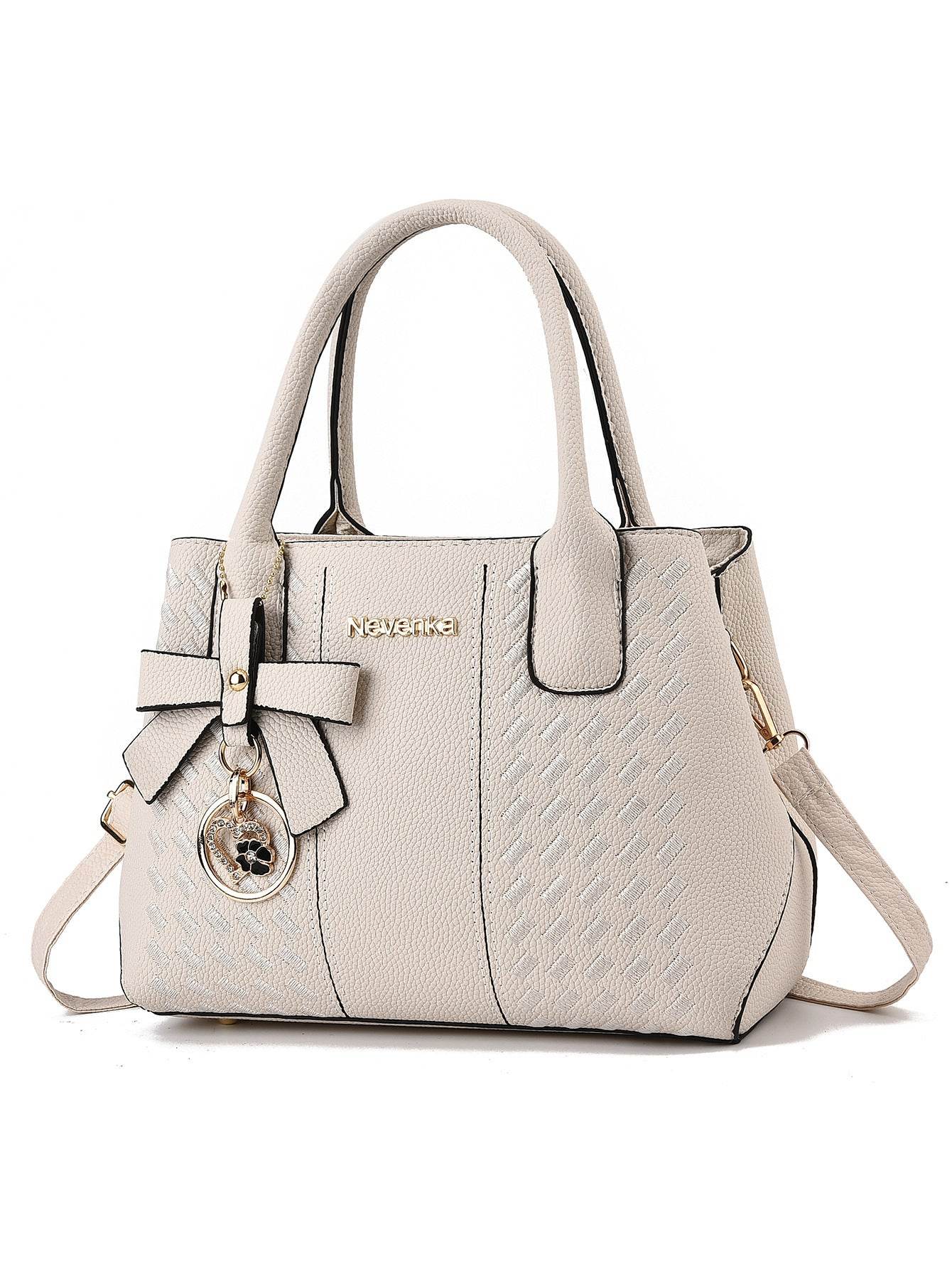Affordable Luxury formal Handbag PU Leather Made. 
