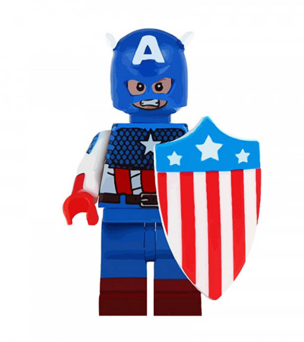 Minifigure - Marvel - Captain America Retro 