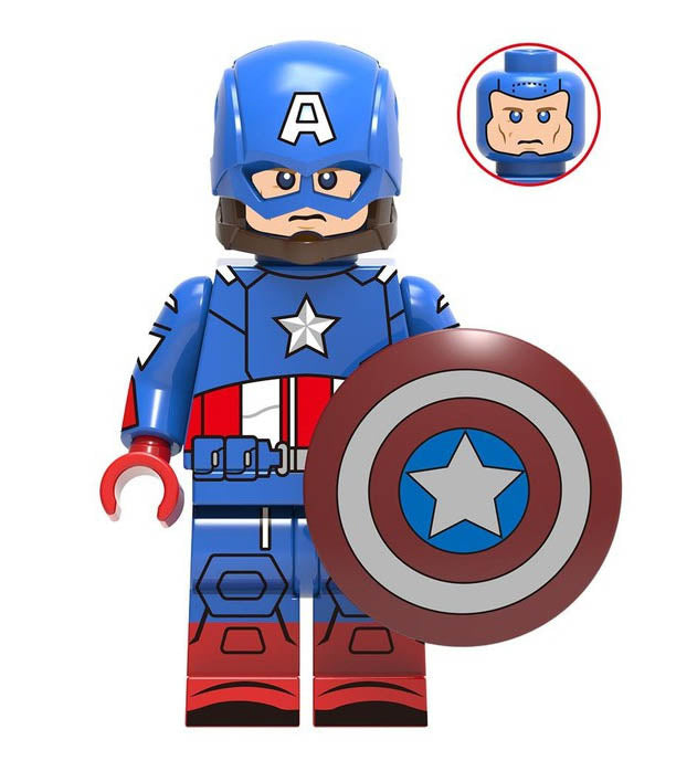 Minifigure - Marvel - Captain America Steve Rogers 