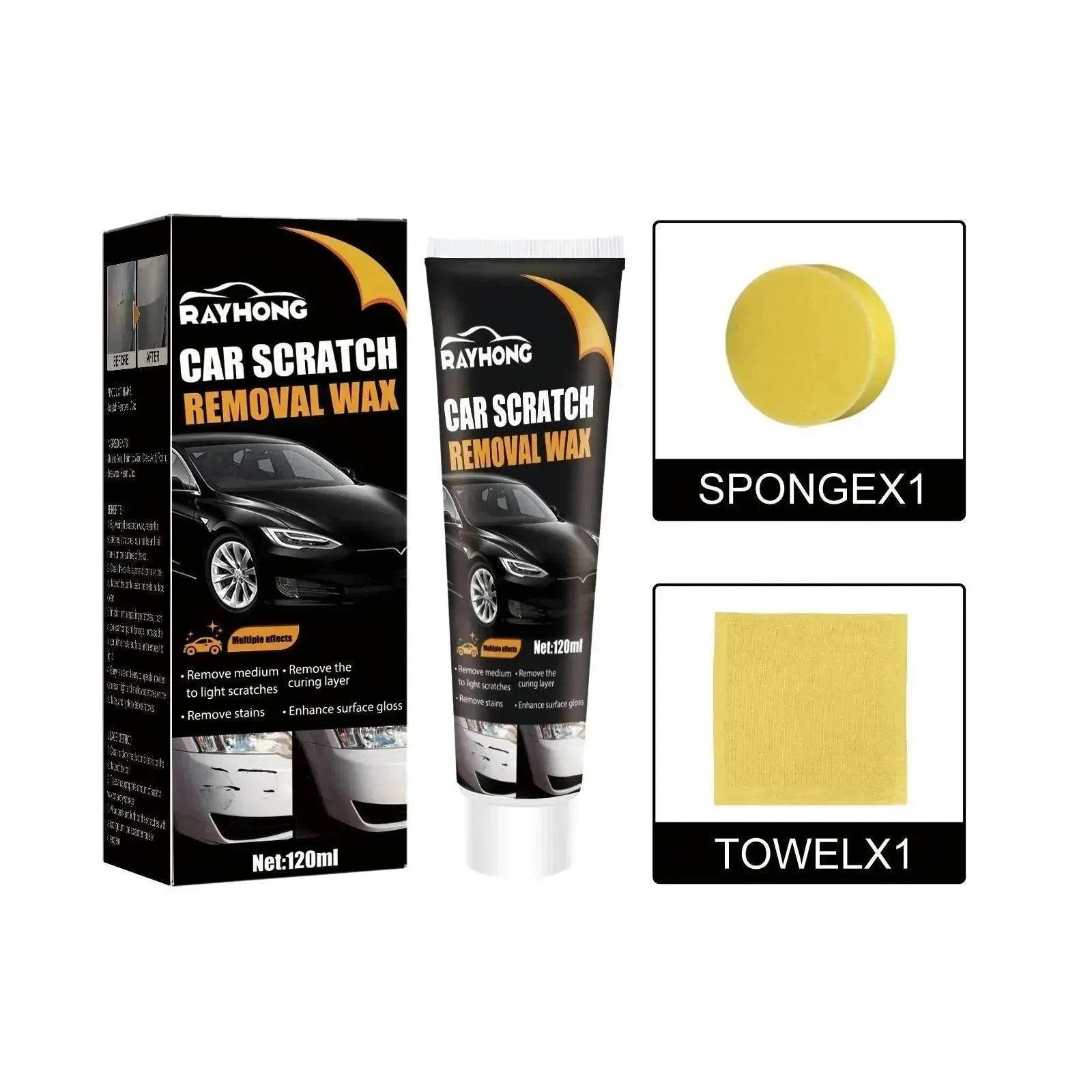 Car Scratch Wax Repair  Protection Polishing Mark Removal  Surface Maintenance Decontamination Abradant. 