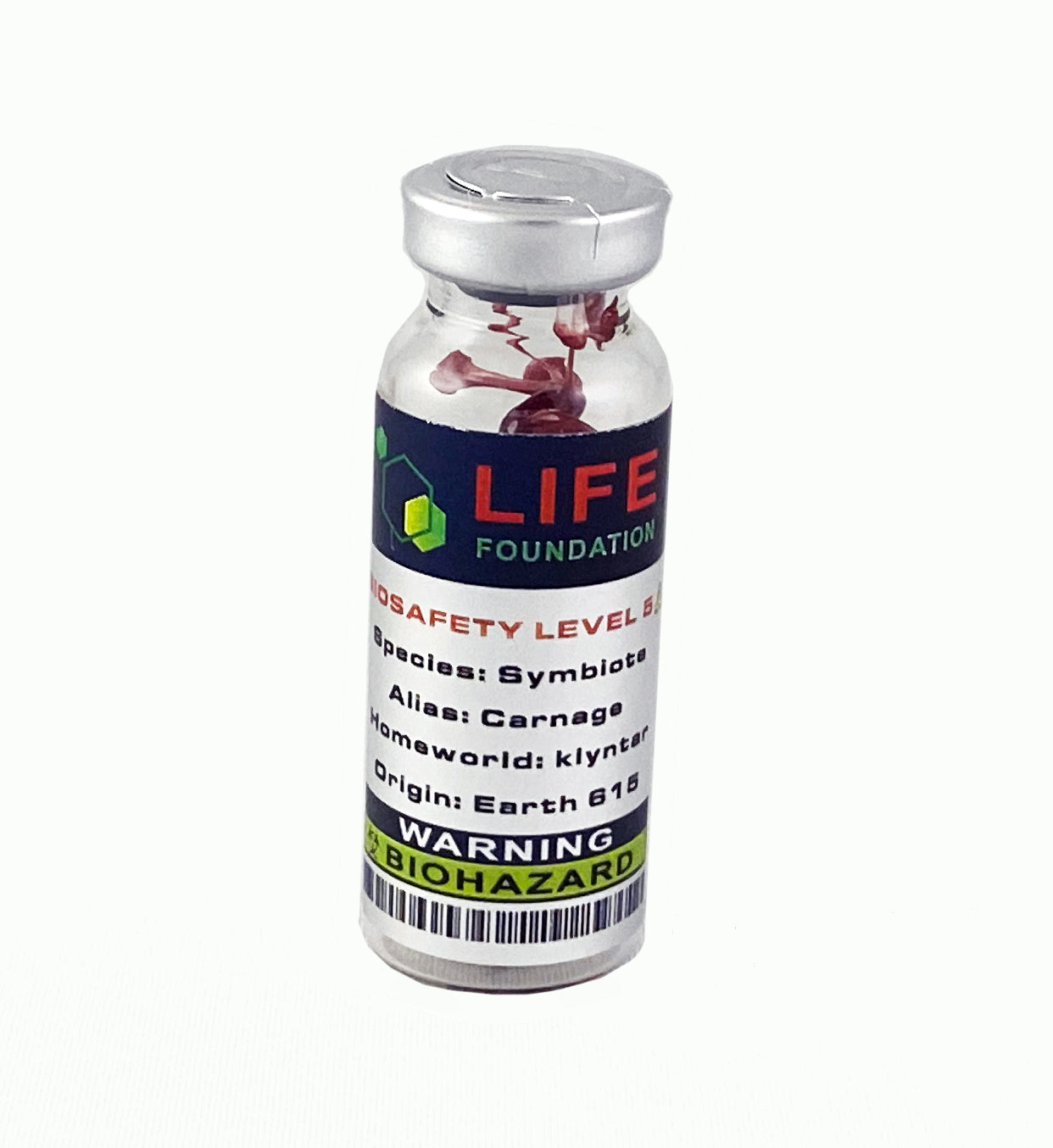 Carnage Symbiote Vial Life Foundation 