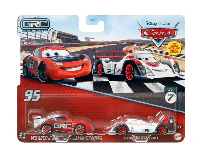 Disney Pixar Cars 2 Pack - Lightning McQueen and Shu Todoroki 