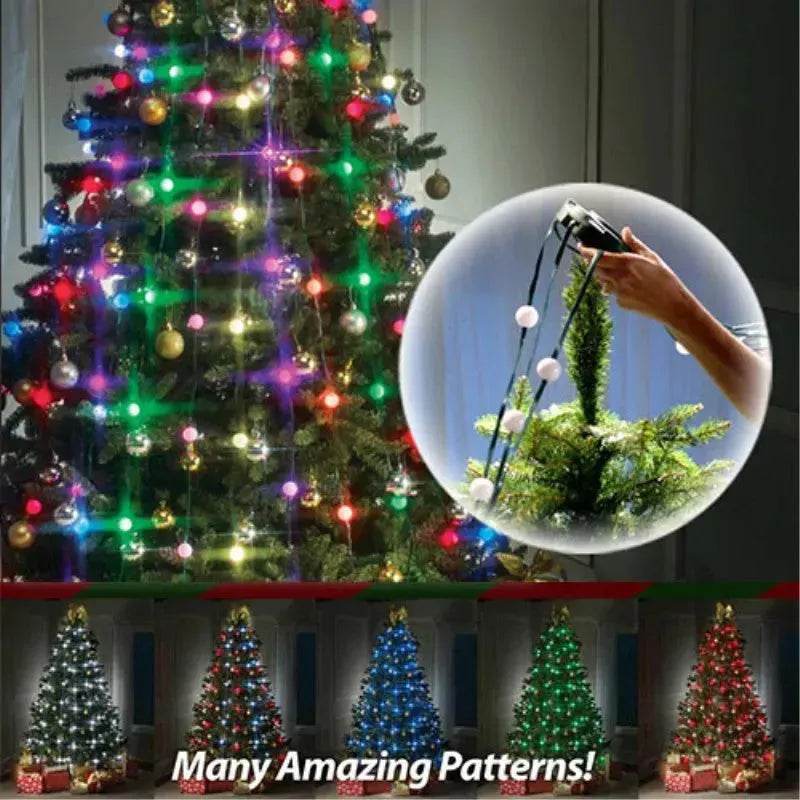 64 Light Dazzler Shower Tree Light Show Of Christmas Tree 